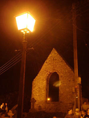 Old St. Assam's by lamplight